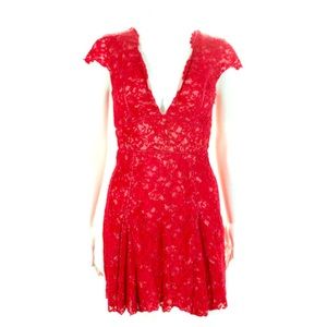 RED Visions skater stylestalker Cap Sleeve Dress M